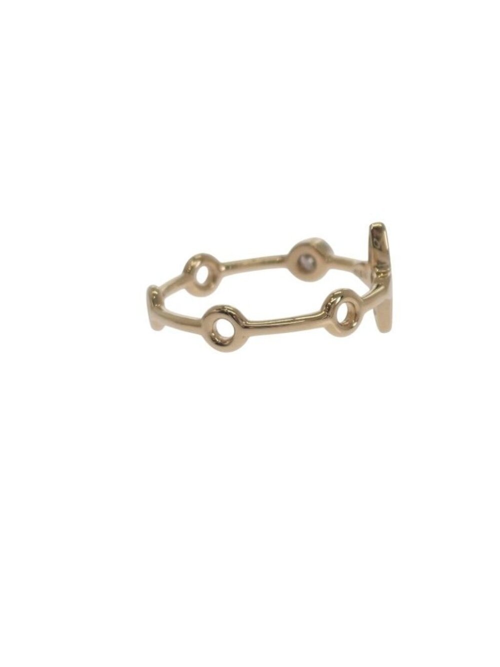 Louis Vuitton Monogram Skin 2 P No 10 Q9 A72 Ring 18K Yellow Gold Diamond - Picture 9 of 10
